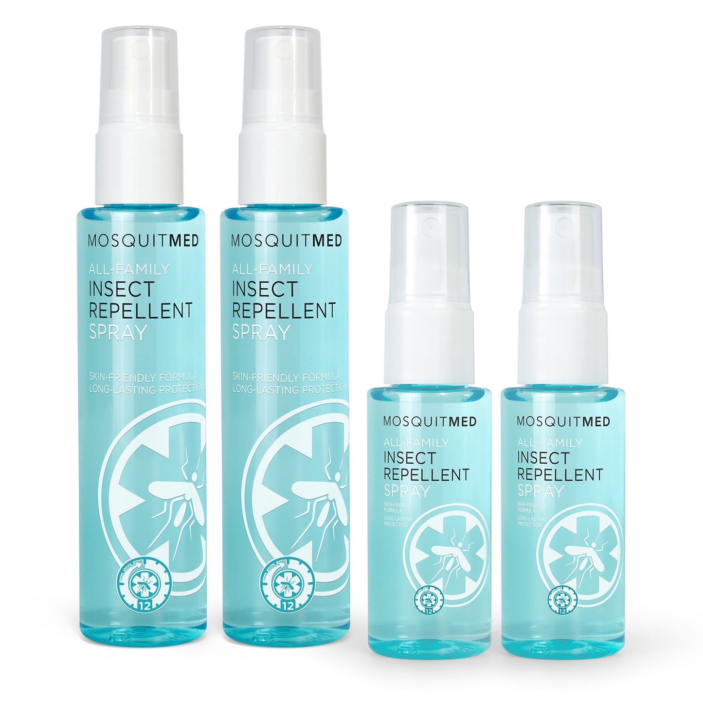 4 pcs All-Family Insect Repellent Spray - Travel Set